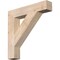 Ekena Millwork Traditional Block Smooth Bracket, Douglas Fir, 3 1/2"W x 20"D x 20"H BKT04X20X20TRA05SDF - alternate 1